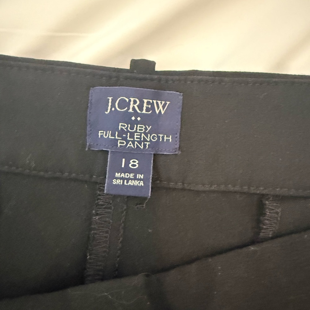 J.Crew Ruby Full-Length Black Pants - image 2